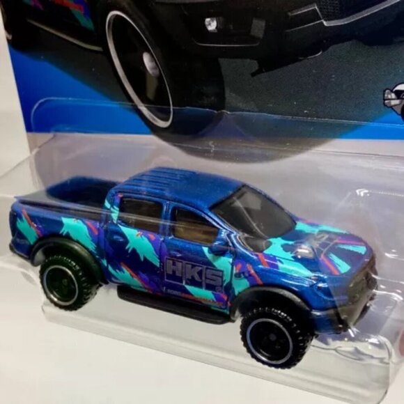 Hot Wheels '19 Ford Ranger Raptor HKS 43/250 Blue HW Hot Trucks 2/10 New 2024 - Picture 8 of 12